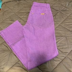 NWOT Iman purple pants